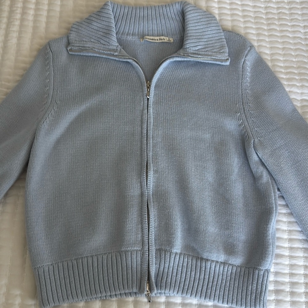 Abercrombie full zip sweater